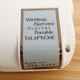 A curved e-paper screen shows caller information and history, either on the back of the device or on the side like an old-school pager.